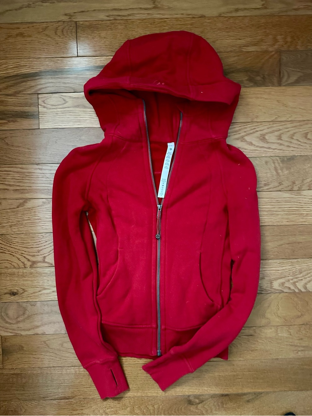 Lululemon scuba hoodie size 0